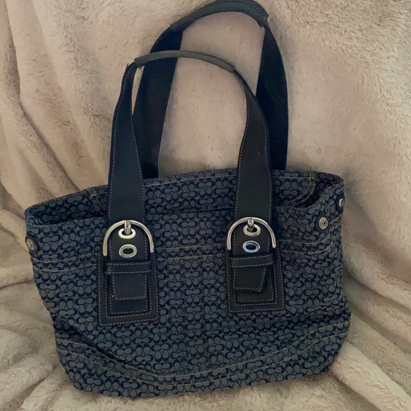 Medium Blue Small C, Coach purse - Picture 2 of 8